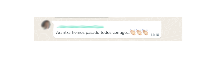 Testimonial de una tercera clienta